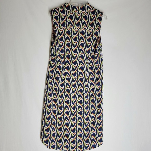 Cabi Womens Dress Amour Button Down Heart Print Sleeveless Button Down Size XS - Picture 6 of 11